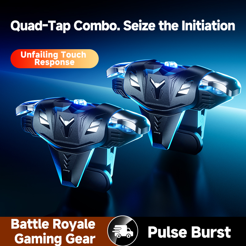 Mobile Tech Accessories - ปุ่มกดเกมสำหรับแท็บเล็ตและโทรศัพท์มือถือ เหมาะสำหรับเกม PUBG Mobile ช่วยในการเล็งและยิง อุปกรณ์เสริมสำหรับเล่นเกม