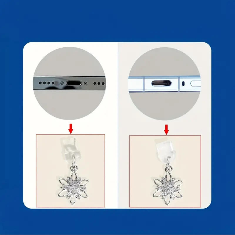 จุกปิดกันฝุ่นรูปดอกไม้สำหรับโท - Mobile Tech Accessories บทวิจารณ์และราคา