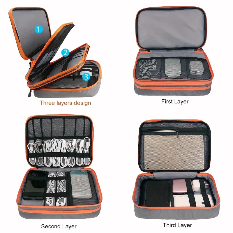 กระเป๋าจัดระเบียบอุปกรณ์อิเล็ก - Tech Accessories Case บทวิจารณ์และราคา