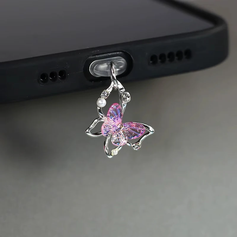 ผีเสื้อโทรศัพท์ปลั๊กฝุ่นแขวนเค - Mobile Tech Accessories บทวิจารณ์และราคา