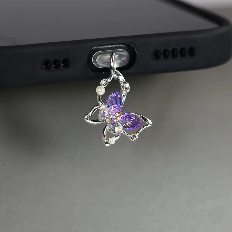 ผีเสื้อโทรศัพท์ปลั๊กฝุ่นแขวนเค - Mobile Tech Accessories บทวิจารณ์และราคา