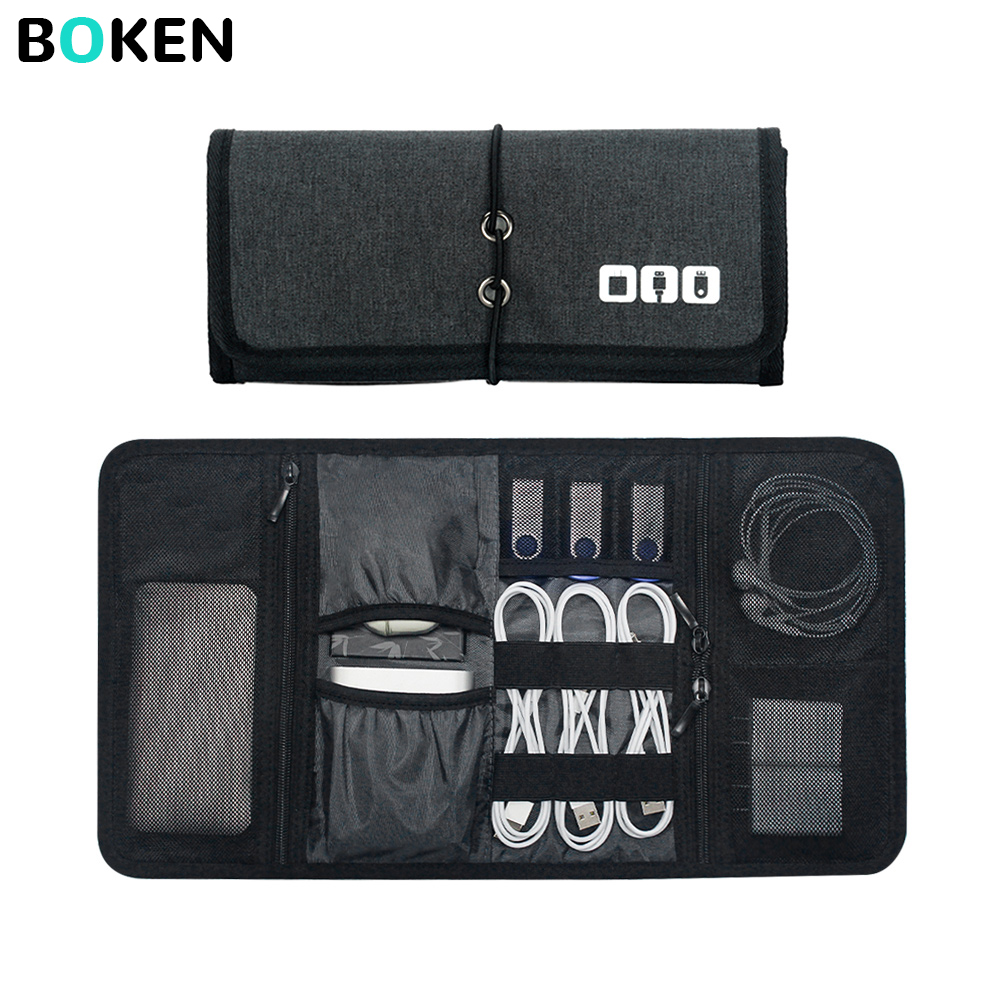 กระเป๋าจัดเก็บอุปกรณ์อิเล็กทรอ - Tech Accessories Travel Organizer Pouch บทวิจารณ์และราคา