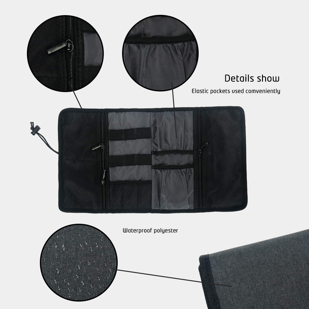 กระเป๋าจัดเก็บอุปกรณ์อิเล็กทรอ - Tech Accessories Travel Organizer Pouch บทวิจารณ์และราคา