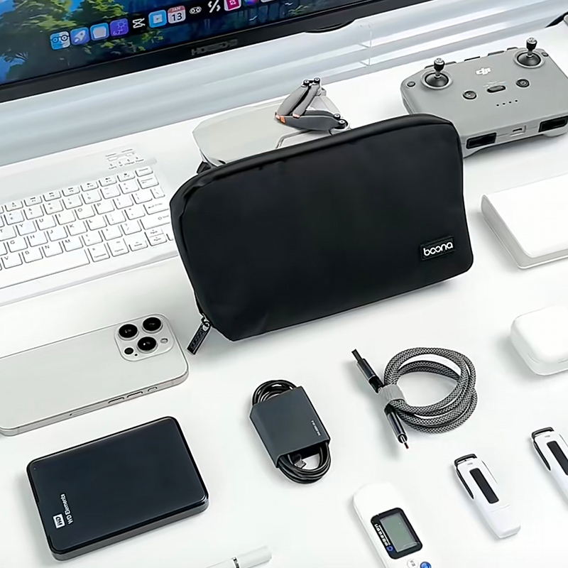 กระเป๋าจัดระเบียบสายเคเบิลรูปท - Tech Accessories Travel Organizer Pouch บทวิจารณ์และราคา