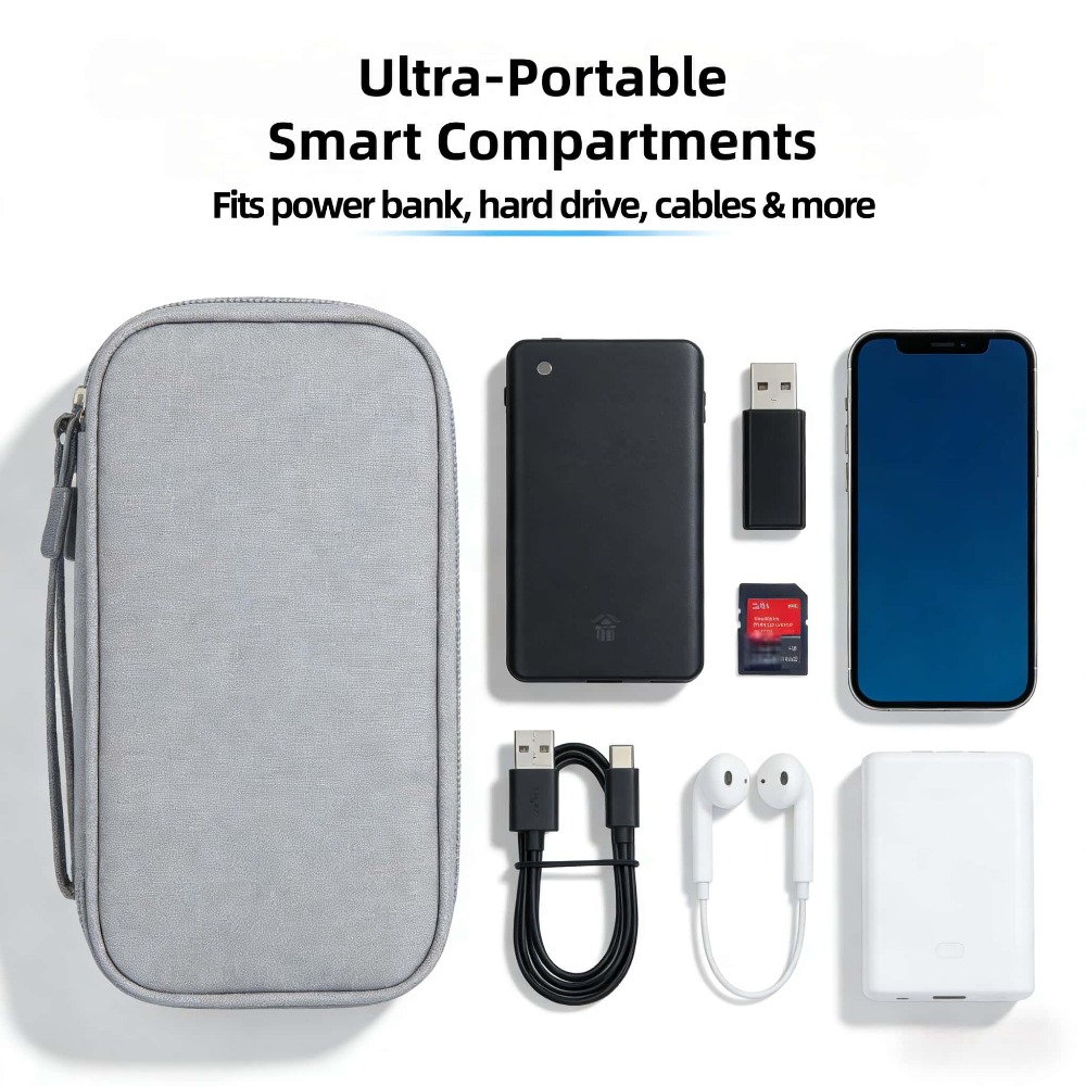กล่องจัดเก็บอุปกรณ์อิเล็กทรอนิ - Tech Accessories Case บทวิจารณ์และราคา